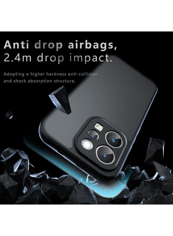 Case for Vivo V70 5G Shockproof Crystal Clear Hard Back Cover [Anti-Yellowing] Case 360 Degree Protection TPU Bumper Transparent Back Cover Case for Vivo V70 - Image 2